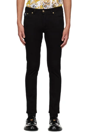 Versace Jeans Couture Black V-Emblem Jeans