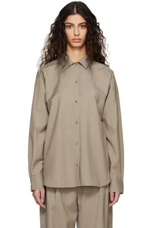 Totême Taupe Droptail Shirt
