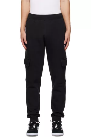 adidas Men Loungewear - Black Trefoil Essentials Lounge Pants