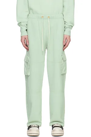 Les Tien Green Drawstring Cargo Pants