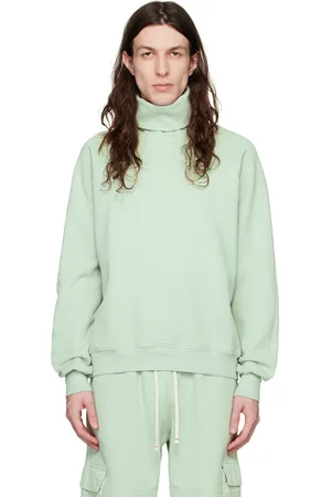 Les Tien Green Raglan Turtleneck