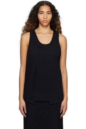 Maison Margiela Black Spliced Tank Top