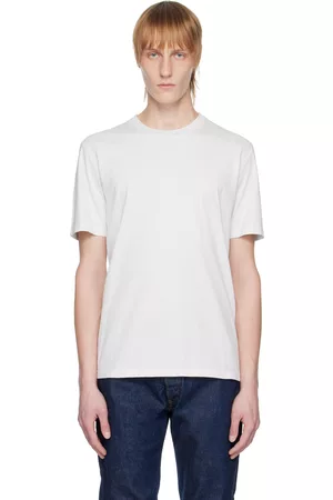 Maison Margiela Men T-shirts - White Crewneck T-Shirt