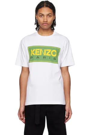 Kenzo White Paris Printed T-Shirt