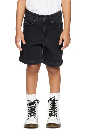 Diesel Kids Black D-Macs-Sh-J Denim Shorts
