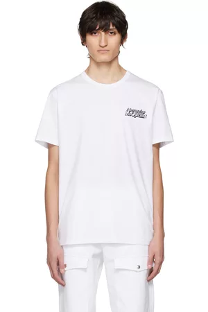 Alexander McQueen White Embroidered T-Shirt