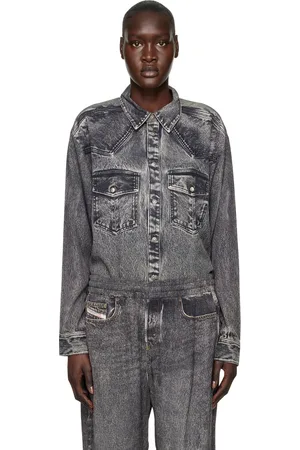 Diesel Gray S-Gils-Dnm Shirt