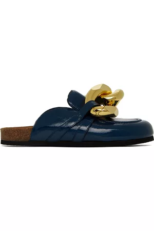 J.W.Anderson Blue Chain Loafers