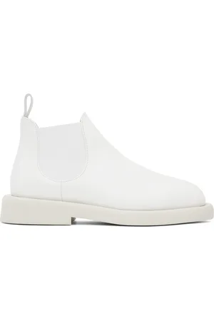 MARSÈLL White Gomme Gommello Chelsea Boots