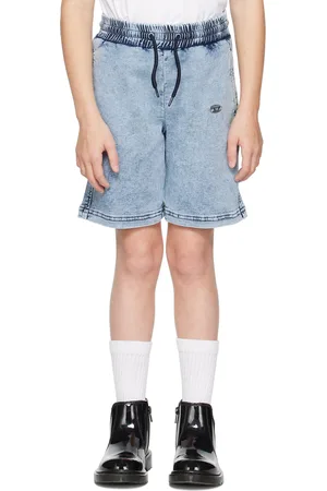 Diesel Kids Blue Pradon Denim Shorts