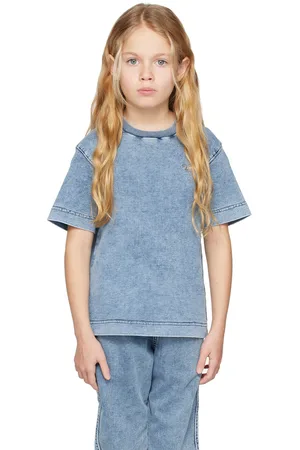 Diesel Kids Blue Tbiggor Denim T-Shirt
