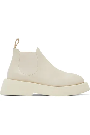 MARSÈLL Off-White Gomme Gommellone Chelsea Boots