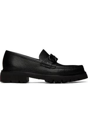 Salvatore Ferragamo Men Loafers - Black Bleecker Loafers