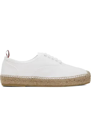 Thom Browne White Heritage Sneakers