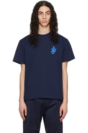 J.W.Anderson Navy Anchor Patch T-Shirt