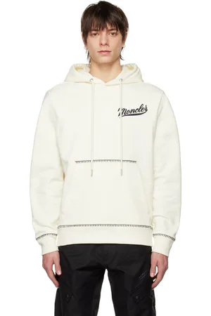 Moncler Off-White Embroidered Hoodie
