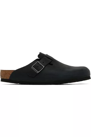 Birkenstock Black Boston Clogs