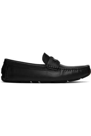 Coach Men Loafers - Black Coin Driver Loafers