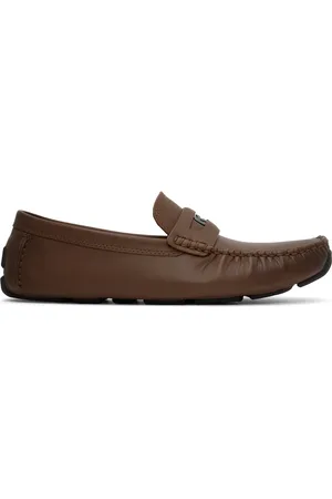Coach Men Loafers - Brown Coin Driver Loafers