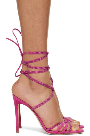 PARIS TEXAS Pink Holly Nicole Heeled Sandals