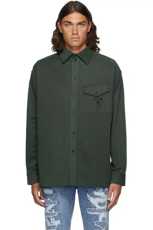 Stolen Girlfriends Club Men Shirts - Green Home Office Shirt