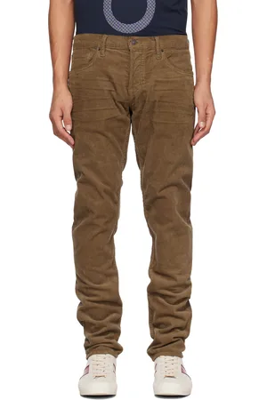 Tom Ford Tan 12 Waves Trousers