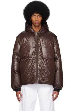 Jil Sander SSENSE Exclusive Brown Down Jacket