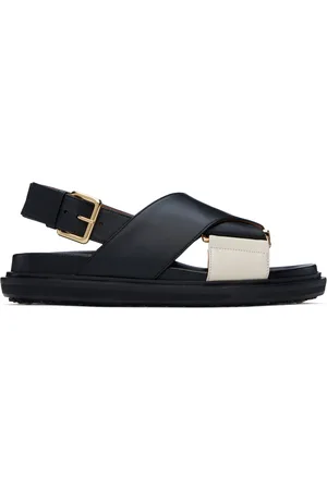Marni Black Fussbett Sandals