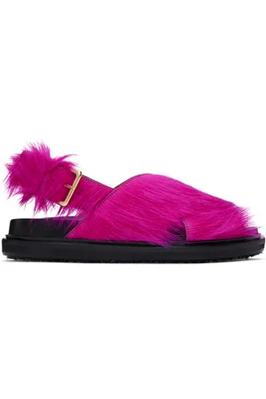Marni Pink Fussbett Sandals
