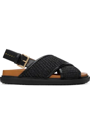 Marni Black Fussbett Sandals