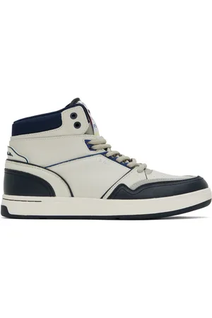 Paul Smith White & Navy Lopes Sneakers