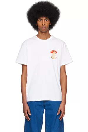 J.W.Anderson White Apple Core T-Shirt