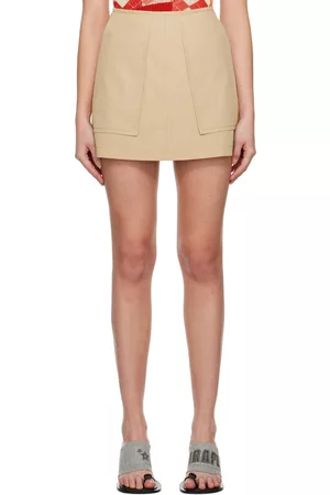 pushBUTTON A-Line Miniskirt