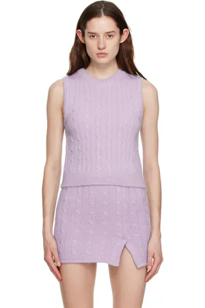 Filippa K Purple Braided Vest
