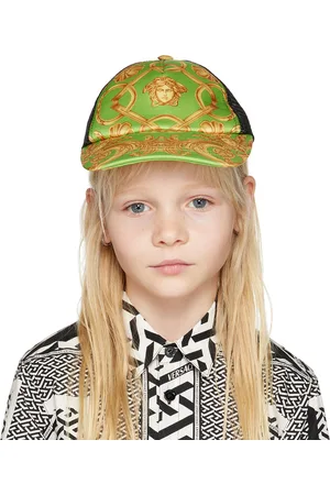 VERSACE Kids Green Heritage Cap