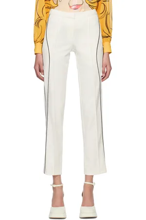 pushBUTTON Off-White Piped Trousers