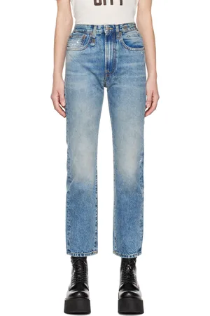R13 Blue Courtney Slim Jeans