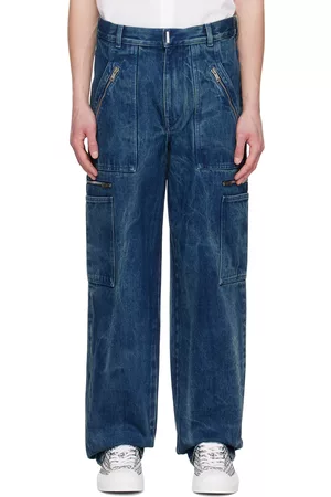 Givenchy Blue Relaxed-Fit Jeans