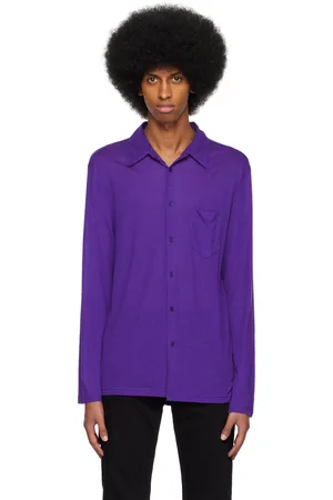 Filippa K Indigo Semi-Sheer Shirt