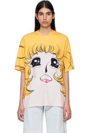 pushBUTTON Yellow Crying Girl T-Shirt