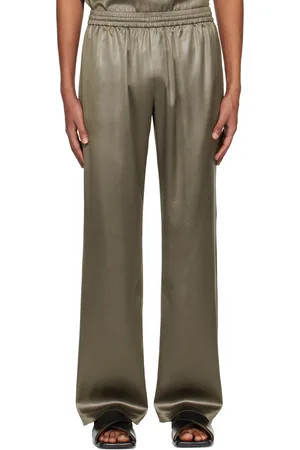 Filippa K Men Pants - Taupe Shiny Track Trousers