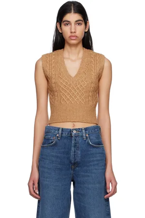 RAG&BONE Tan Elizabeth Vest