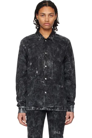 RTA Black Parlan Denim Jacket