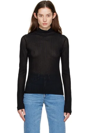 MARIA MCMANUS Vertical Stripe Turtleneck