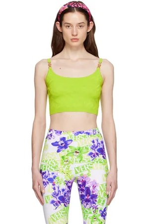 VERSACE Green Medusa Camisole
