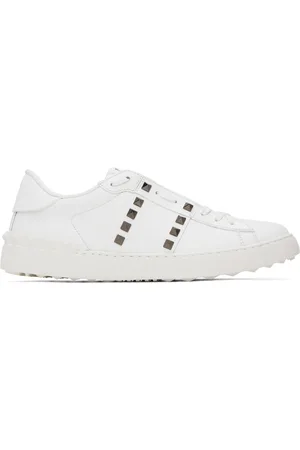VALENTINO GARAVANI White Rockstud Untitled Sneakers