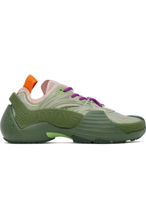 Lanvin Khaki Flash-X Sneakers