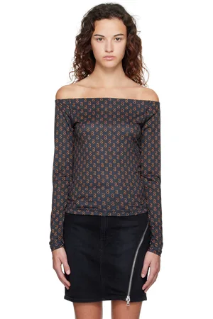 STINE GOYA Navy Perry Long Sleeve T-Shirt