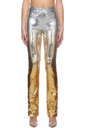 Finding Friday Silver Sequin Wide Leg Trousers | New Look