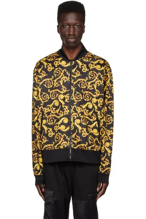 Versace baroque print 2025 bomber jacket